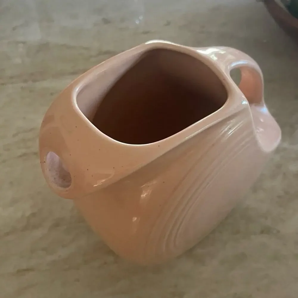 Vintage Fiesta Apricot disc pitcher